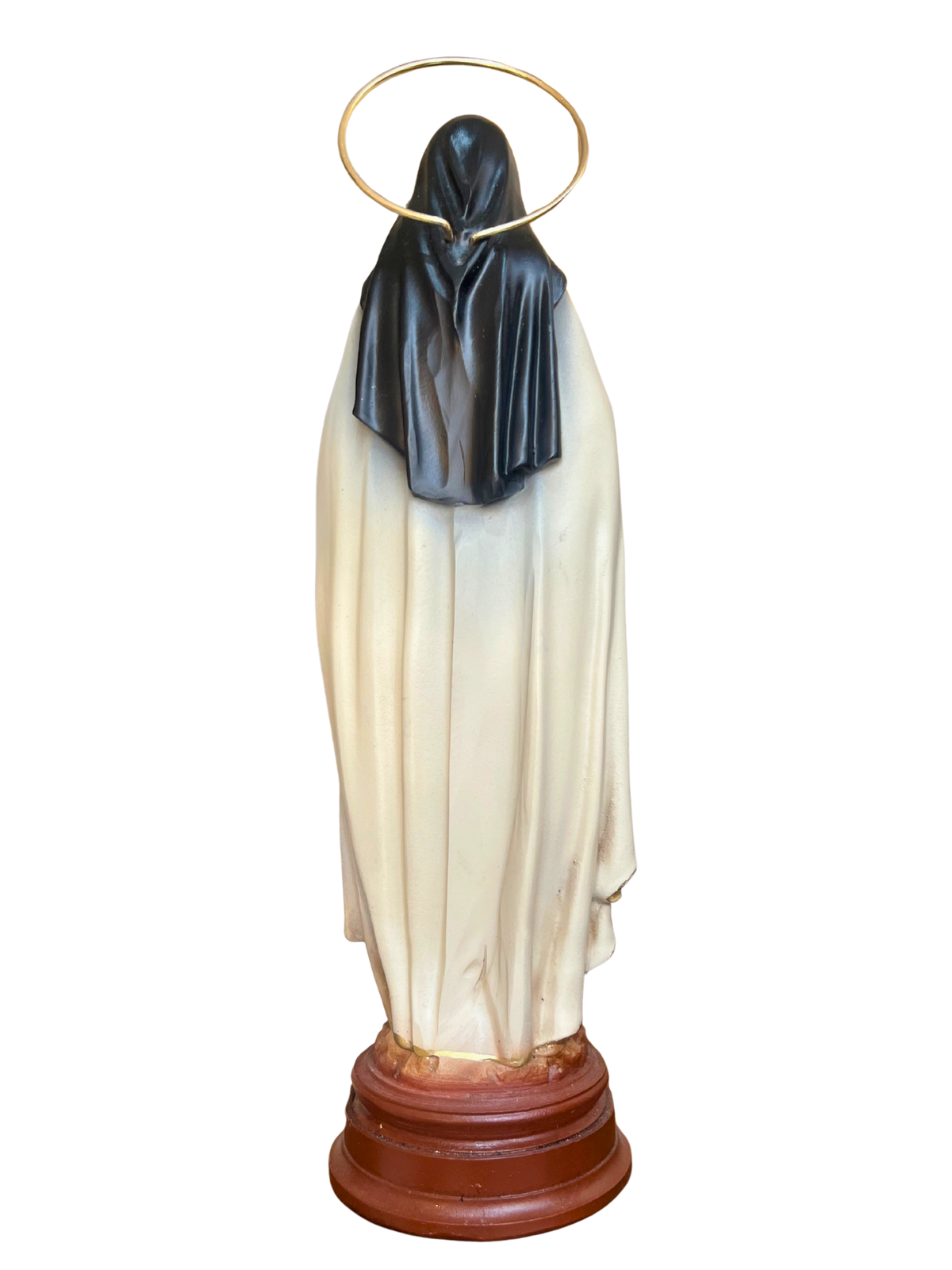 Imagem de Santa Terezinha em Pó de Mármore colorida 25 cm-TerraCotta Arte Sacra