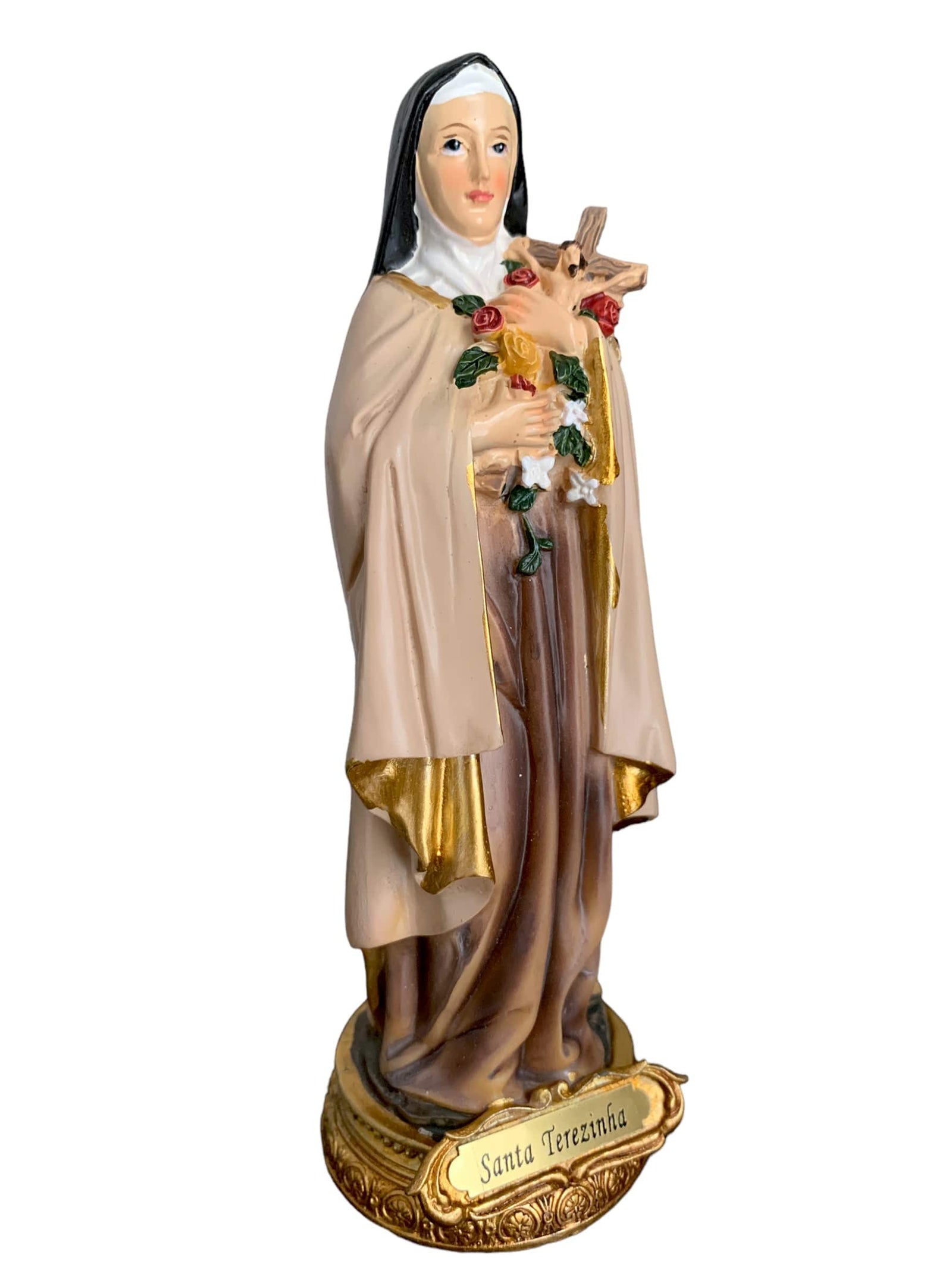 Imagem de Santa Terezinha em Resina 13 cm-TerraCotta Arte Sacra