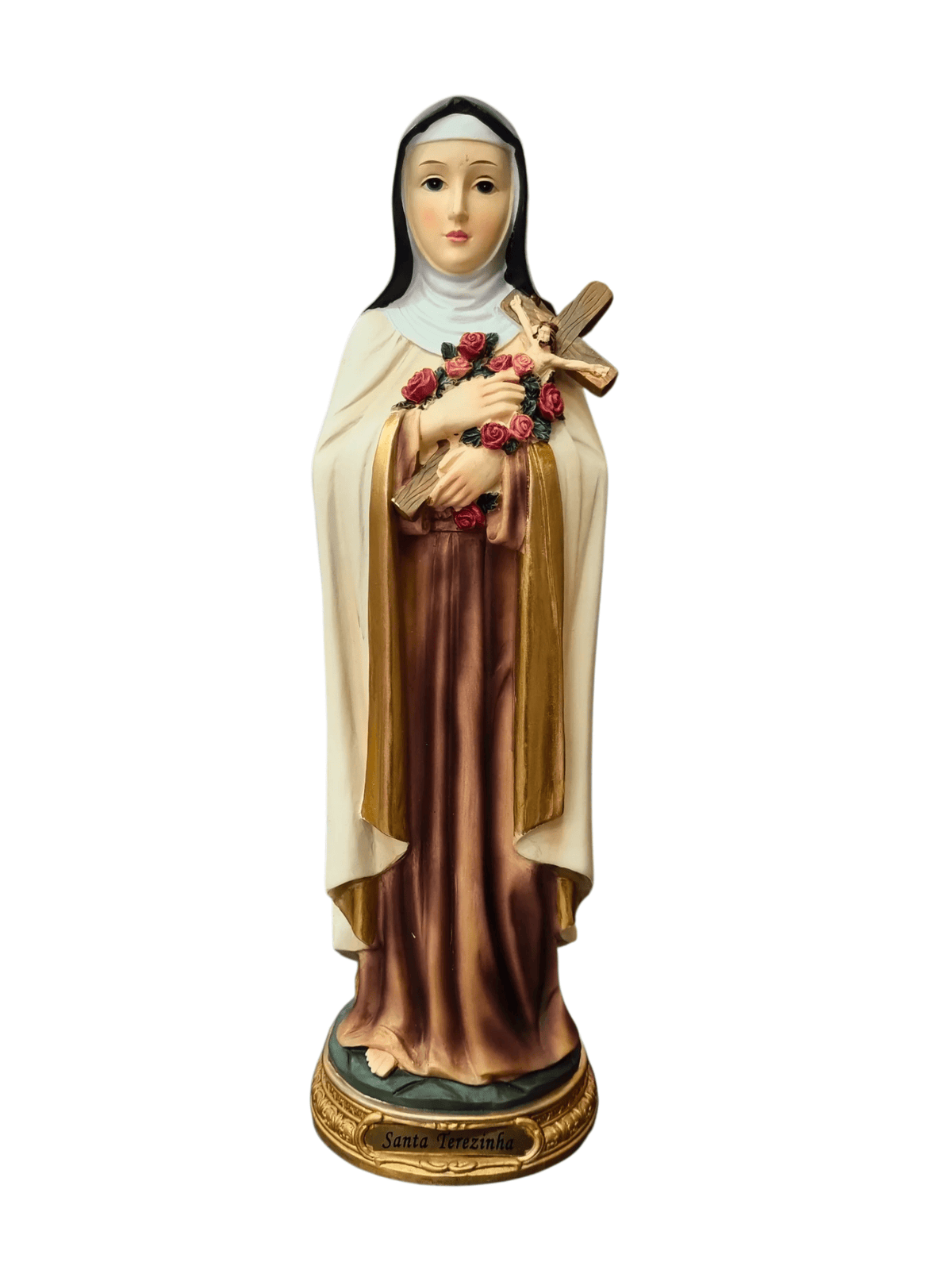 Imagem de Santa Terezinha em Resina 30 cm-TerraCotta Arte Sacra