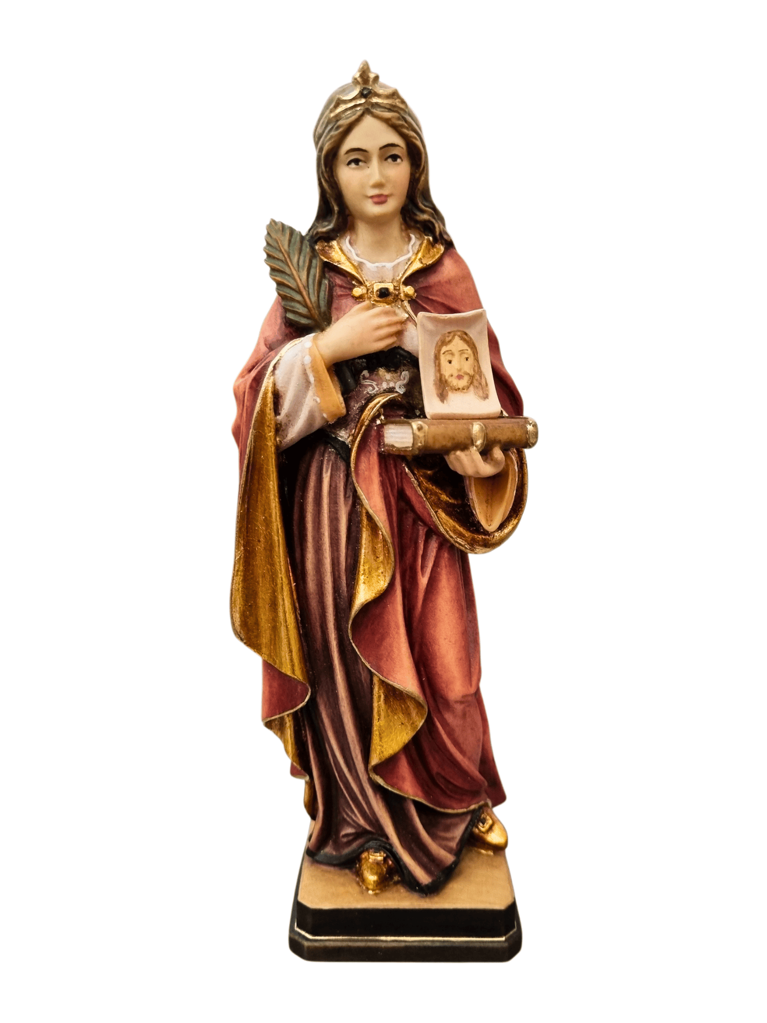 Imagem de Santa Verônica em Madeira Italiana 20 cm-TerraCotta Arte Sacra