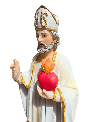 Imagem de Santo Agostinho em Resina 20 cm-TerraCotta Arte Sacra