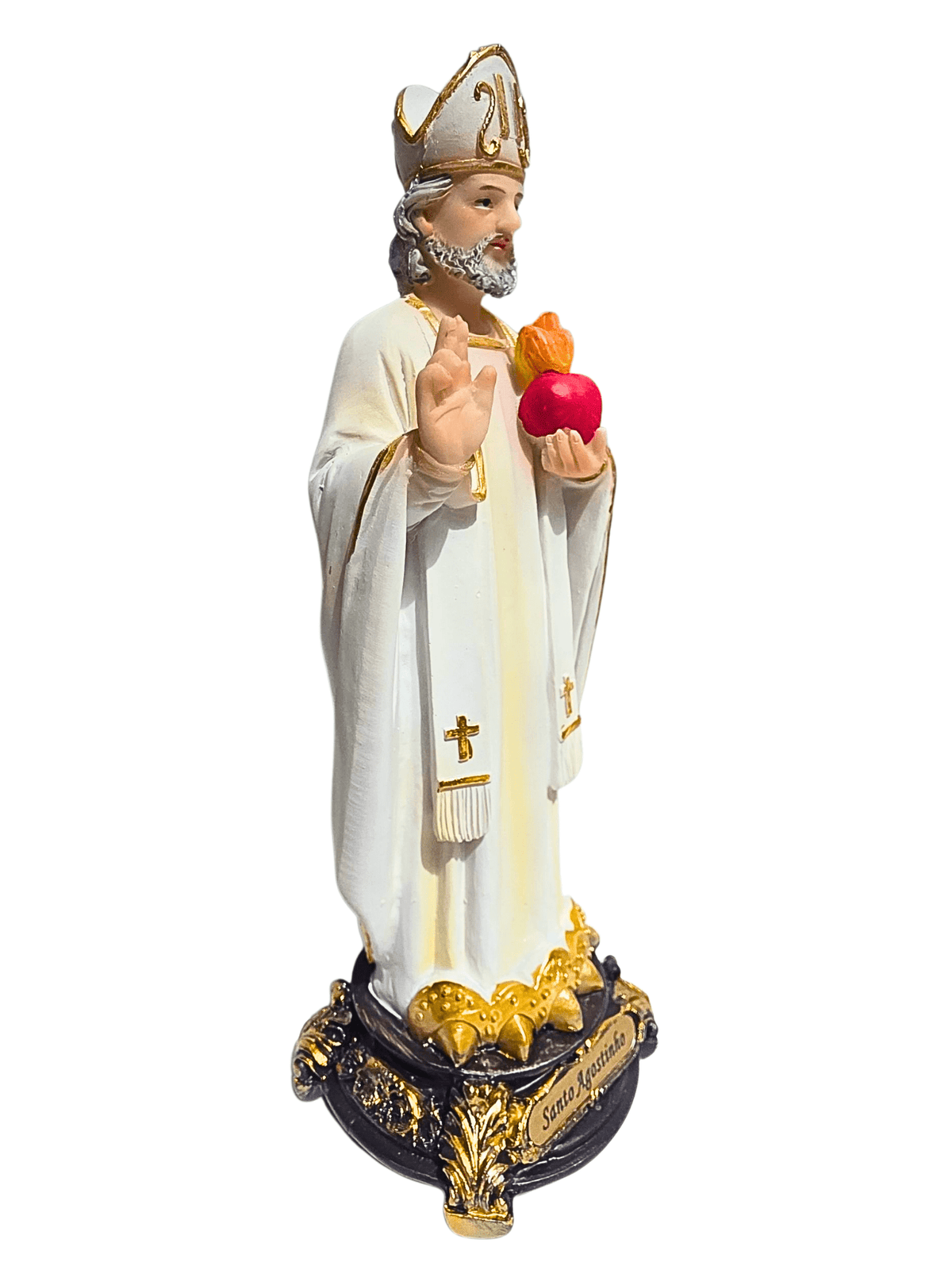 Imagem de Santo Agostinho em Resina 20 cm-TerraCotta Arte Sacra
