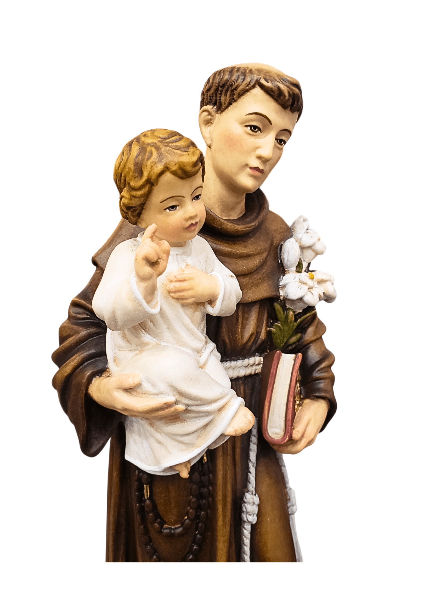 Imagem de Santo Antônio de Madeira Italiana 40 cm-TerraCotta Arte Sacra