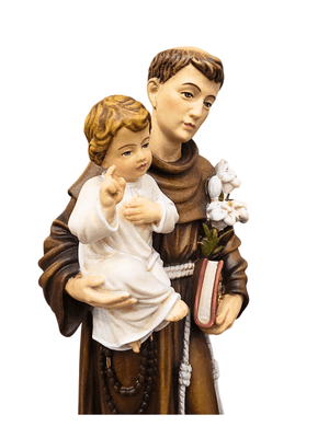 Imagem de Santo Antônio de Madeira Italiana 40 cm-TerraCotta Arte Sacra