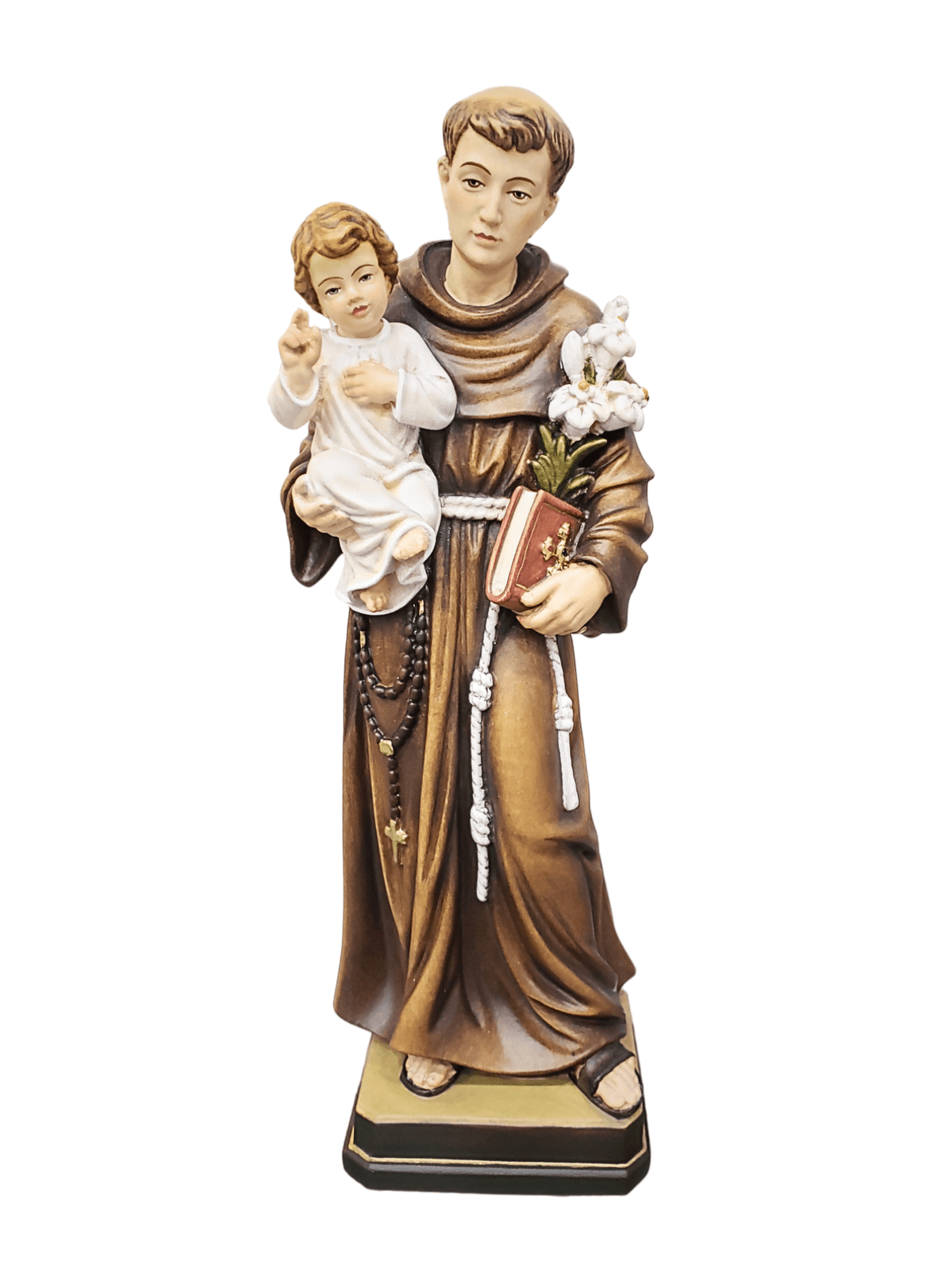 Imagem de Santo Antônio de Madeira Italiana 40 cm-TerraCotta Arte Sacra