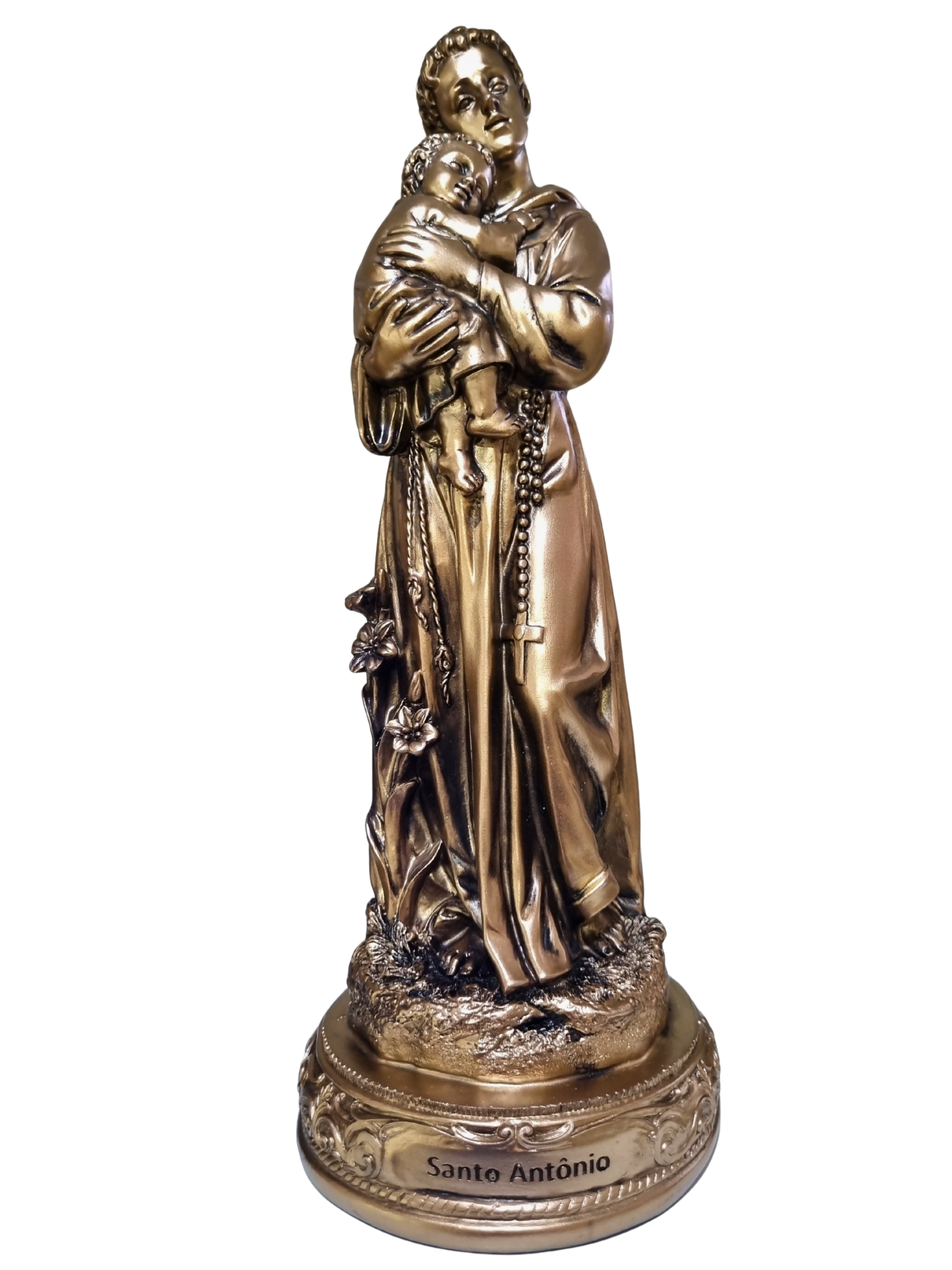 Imagem de Santo Antônio em Resina 30 cm-TerraCotta Arte Sacra