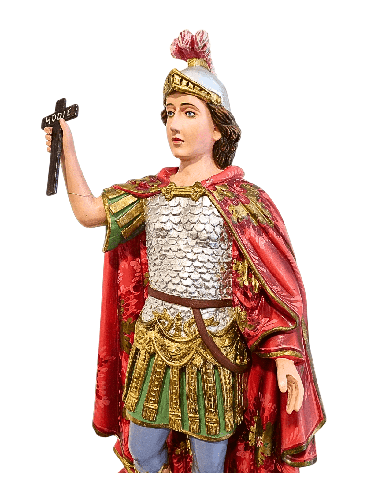 Imagem de Santo Expedito Policromada em Madeira 63 cm-TerraCotta Arte Sacra