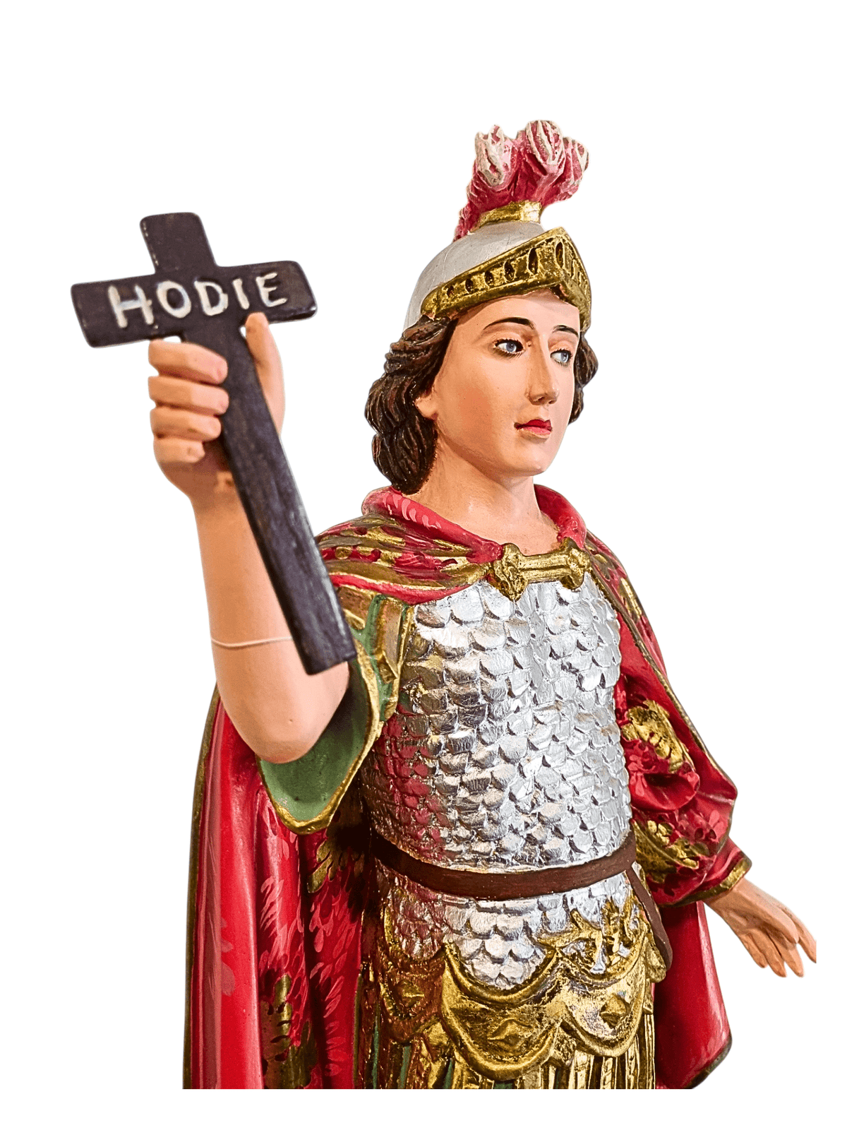 Imagem de Santo Expedito Policromada em Madeira 63 cm-TerraCotta Arte Sacra