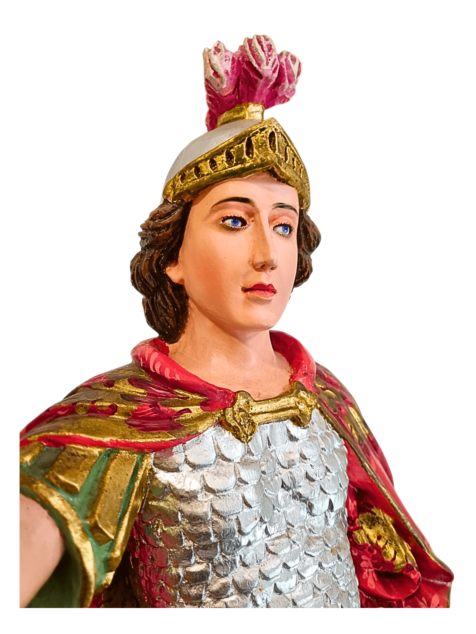 Imagem de Santo Expedito Policromada em Madeira 63 cm-TerraCotta Arte Sacra