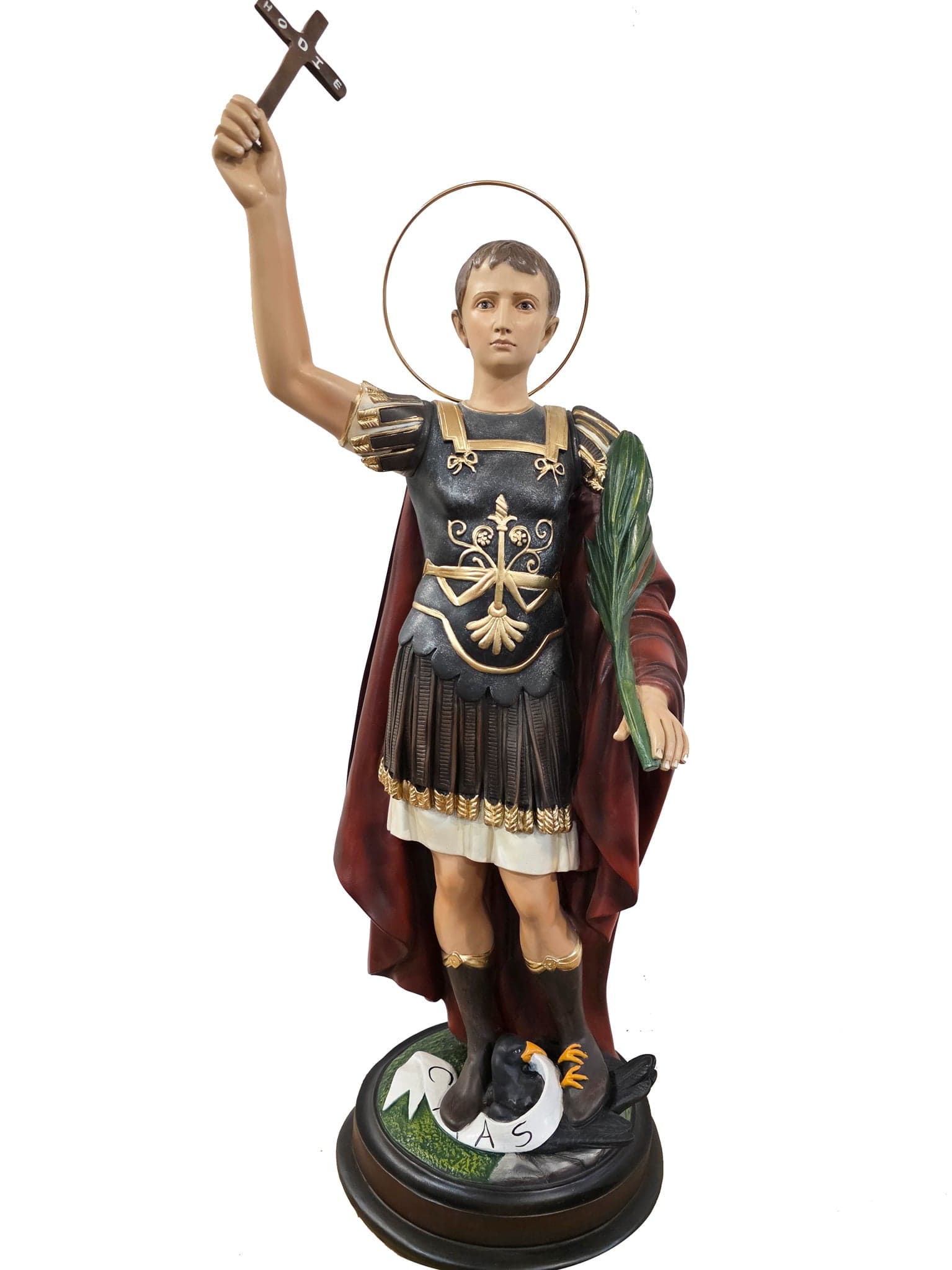 Imagem de Santo Expedito em Pó de Mármore 60 cm-TerraCotta Arte Sacra