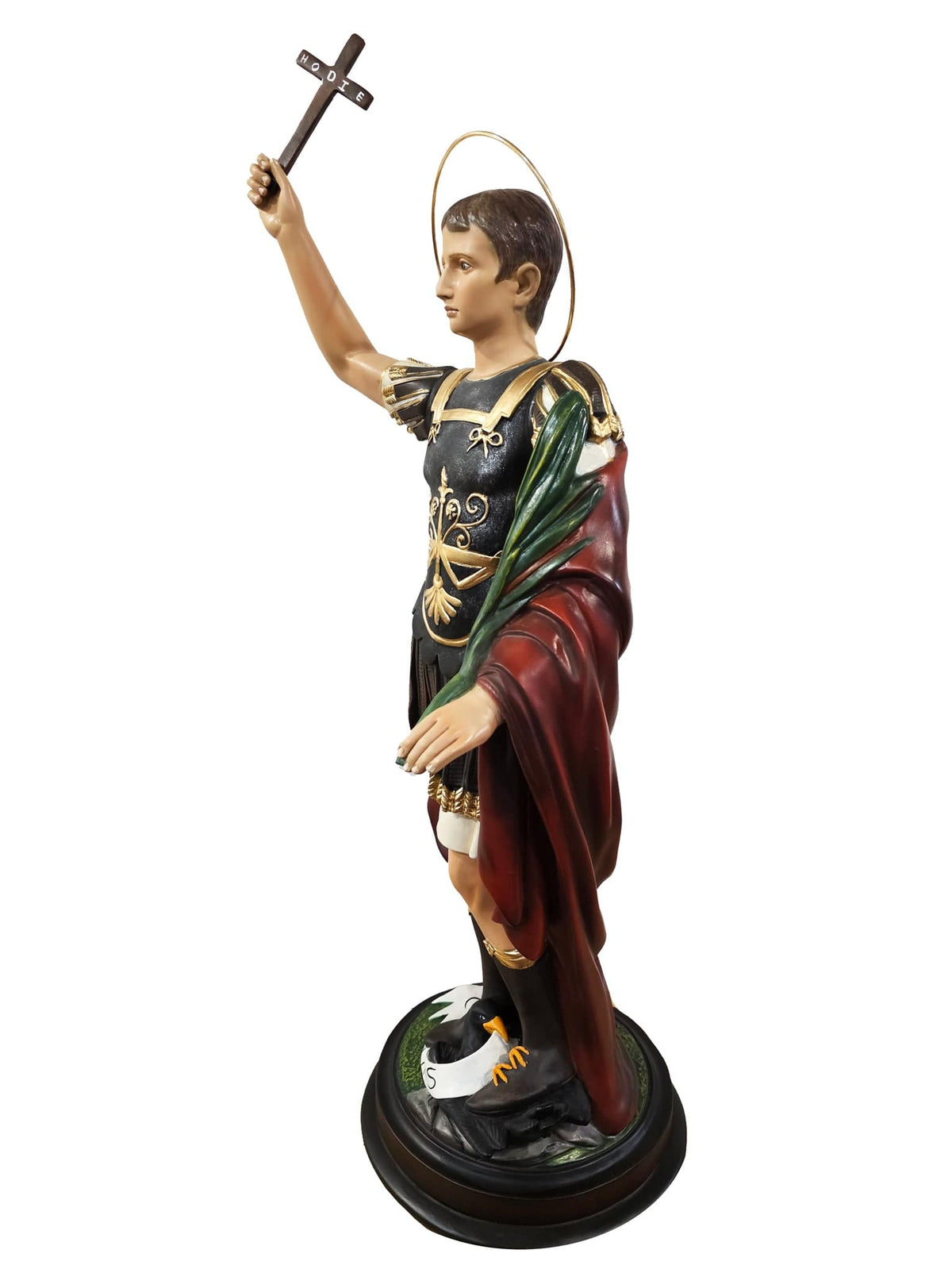 Imagem de Santo Expedito em Pó de Mármore 60 cm-TerraCotta Arte Sacra