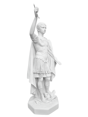 Imagem de Santo Expedito em Pó de Mármore 60 cm-TerraCotta Arte Sacra
