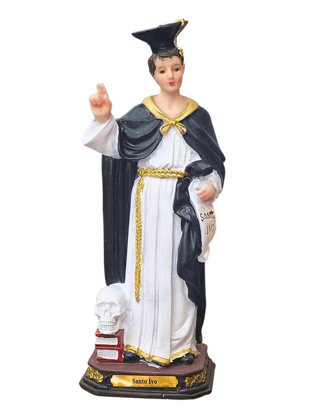 Imagem de Santo Ivo em Resina 20 cm-TerraCotta Arte Sacra