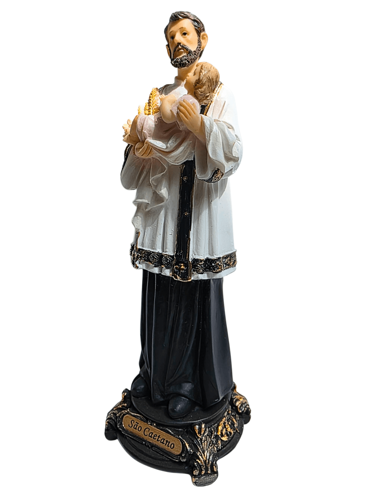 Imagem de São Caetano em Resina 20 cm-TerraCotta Arte Sacra