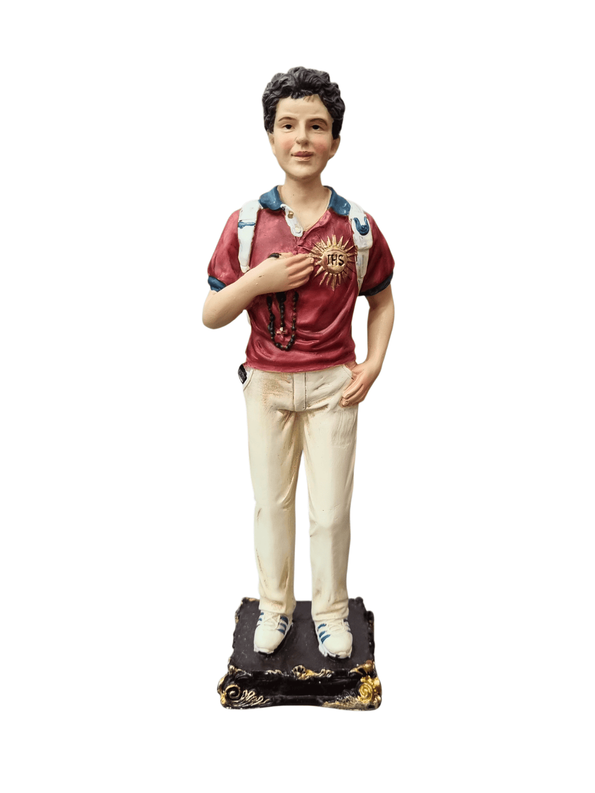 Imagem de São Carlo Acutis em Resina 20 cm-TerraCotta Arte Sacra