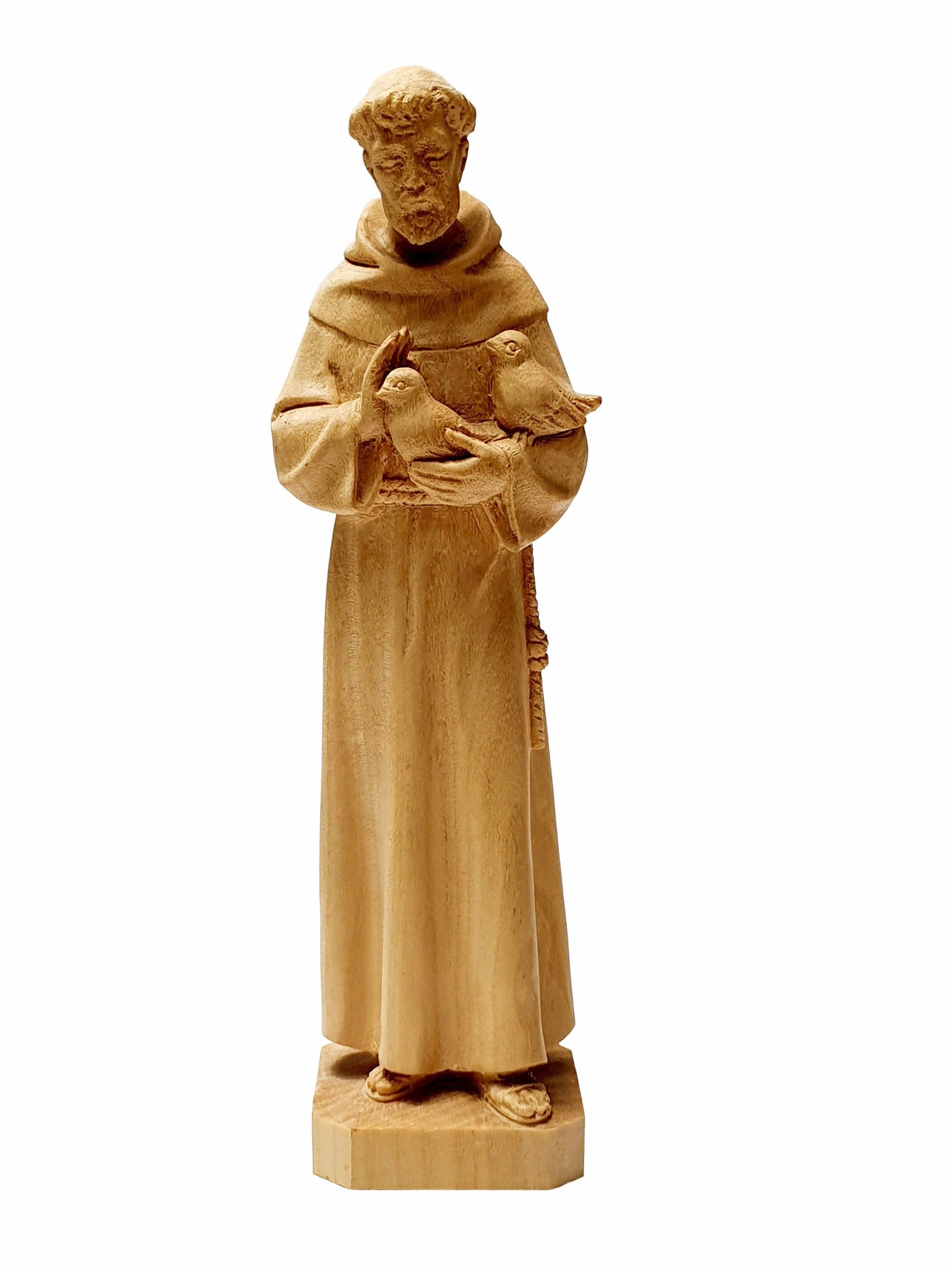 Imagem de São Francisco em Madeira 9 cm-TerraCotta Arte Sacra