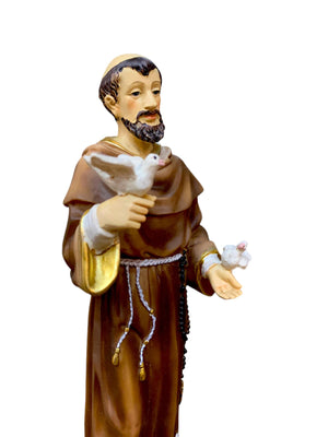 Imagem de São Francisco em Resina 20 cm-TerraCotta Arte Sacra