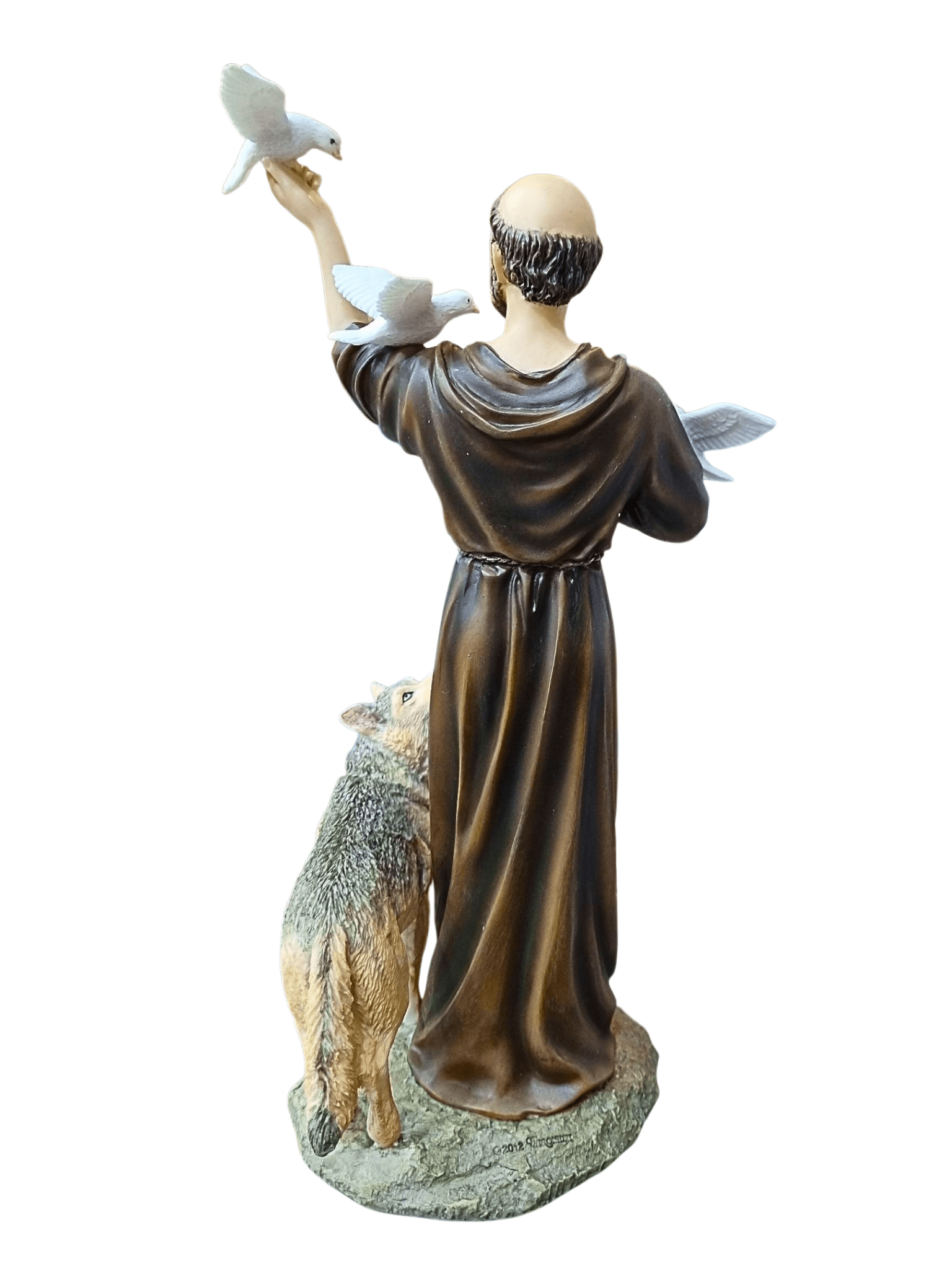 Imagem de São Francisco em Resina 30 cm-TerraCotta Arte Sacra