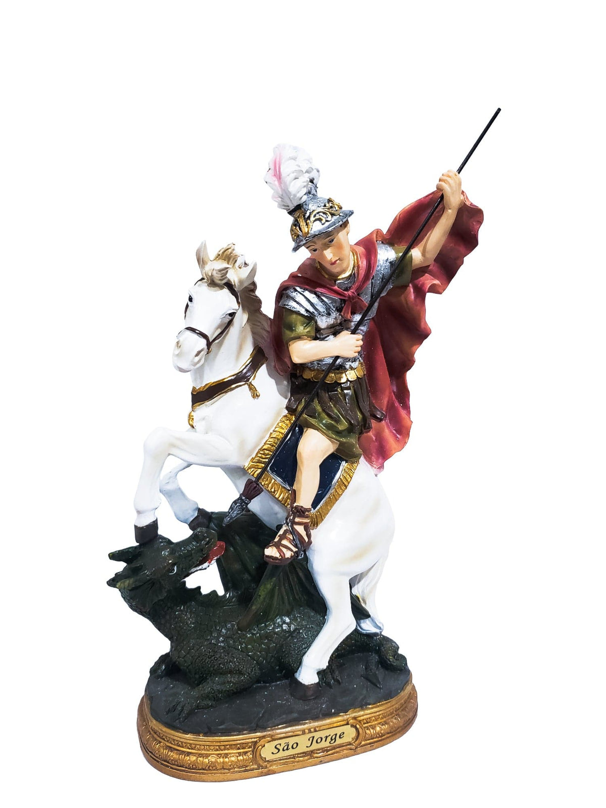 Imagem de São Jorge em Resina 20 cm-TerraCotta Arte Sacra