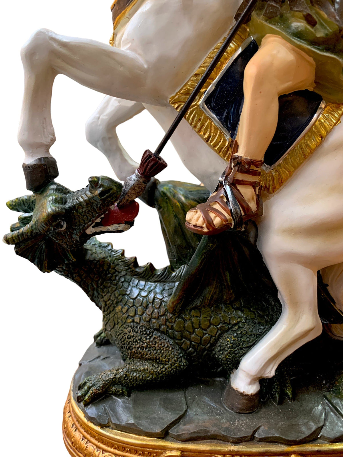 Imagem de São Jorge em Resina 30 cm-TerraCotta Arte Sacra