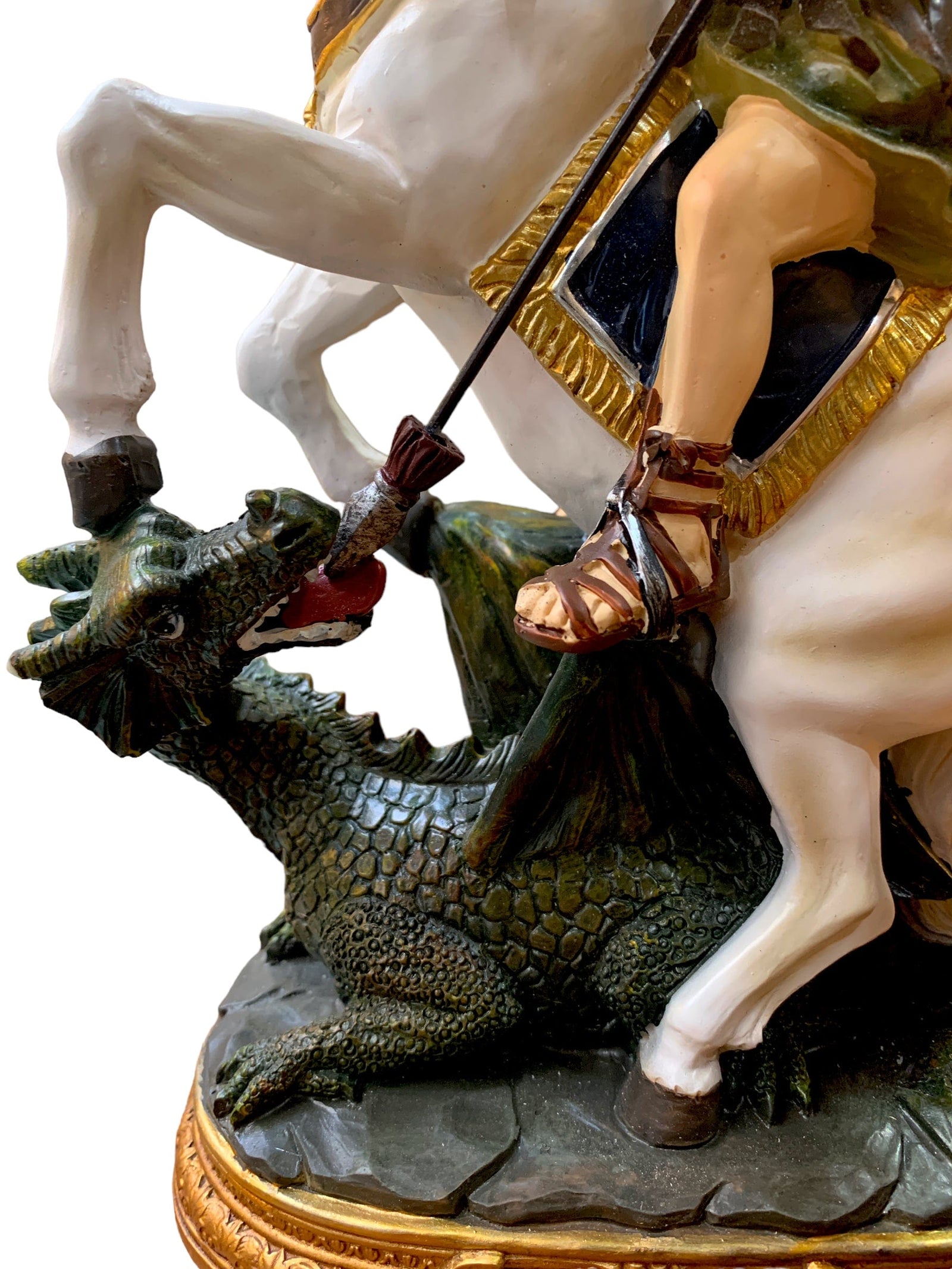 Imagem de São Jorge em Resina 30 cm-TerraCotta Arte Sacra