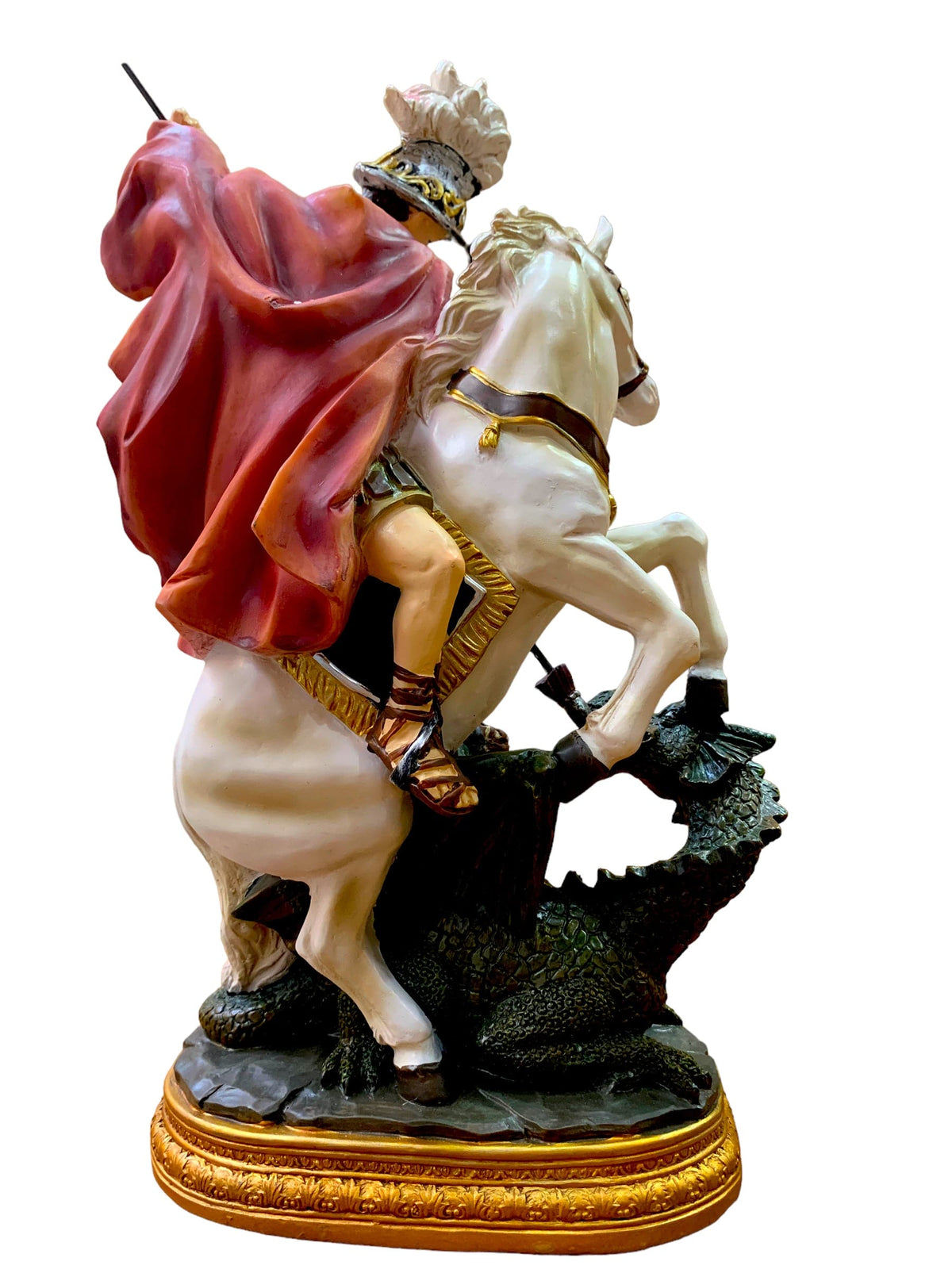 Imagem de São Jorge em Resina 30 cm-TerraCotta Arte Sacra