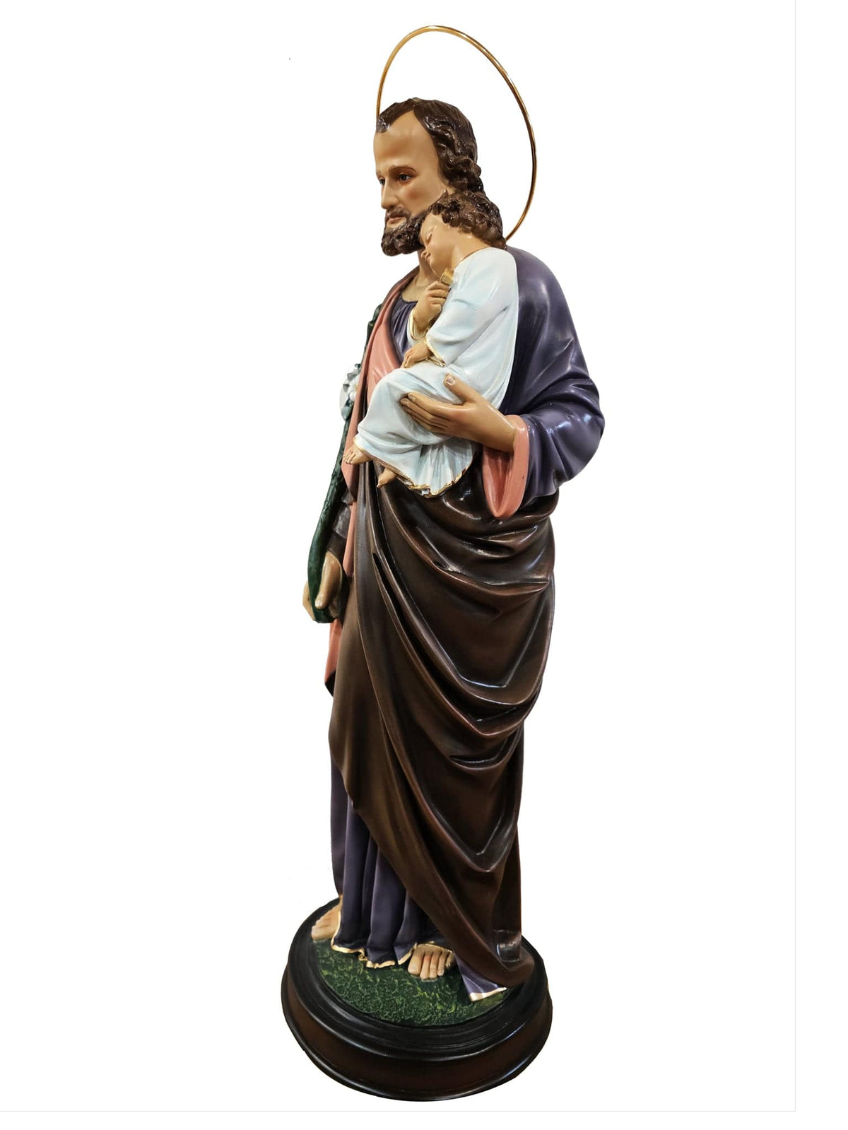 Imagem de São José 60 cm em Pó de Mármore-TerraCotta Arte Sacra