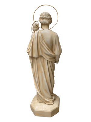 Imagem de São José Marfim em Pó de Mármore 43 cm-TerraCotta Arte Sacra