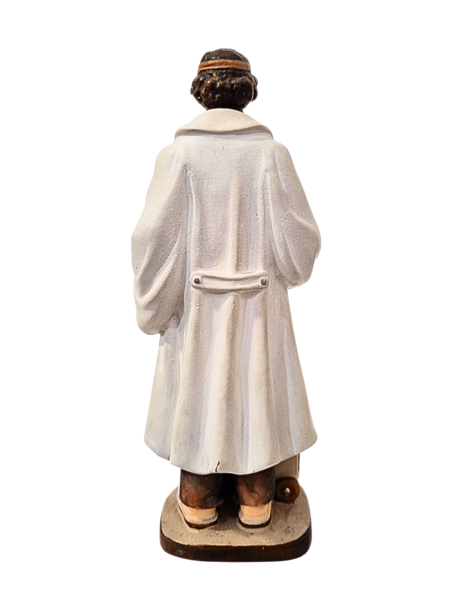 Imagem de São José Moscati em Madeira Italiana 19,5 cm-TerraCotta Arte Sacra