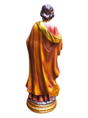 Imagem de São Lucas em Resina 20 cm-TerraCotta Arte Sacra