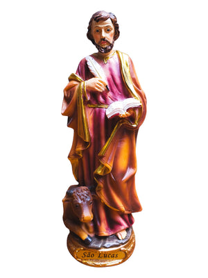 Imagem de São Lucas em Resina 20 cm-TerraCotta Arte Sacra