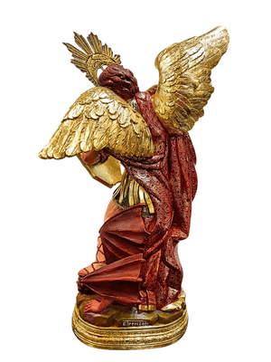 Imagem de São Miguel Arcanjo Policromada 40 cm-TerraCotta Arte Sacra