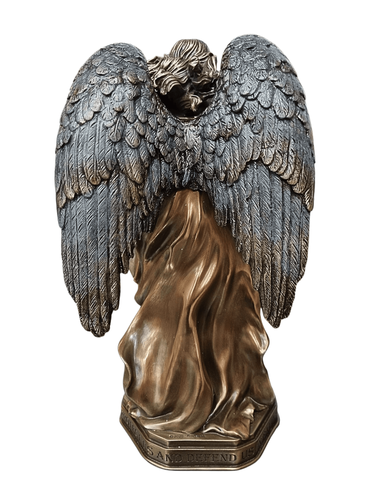 Imagem de São Miguel Arcanjo sem Demônio Acabamento em Bronze 29 cm-TerraCotta Arte Sacra