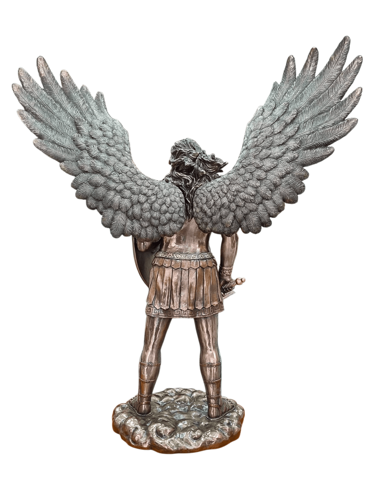 Imagem de São Miguel Arcanjo sem Demônio Acabamento em Bronze 72 cm-TerraCotta Arte Sacra