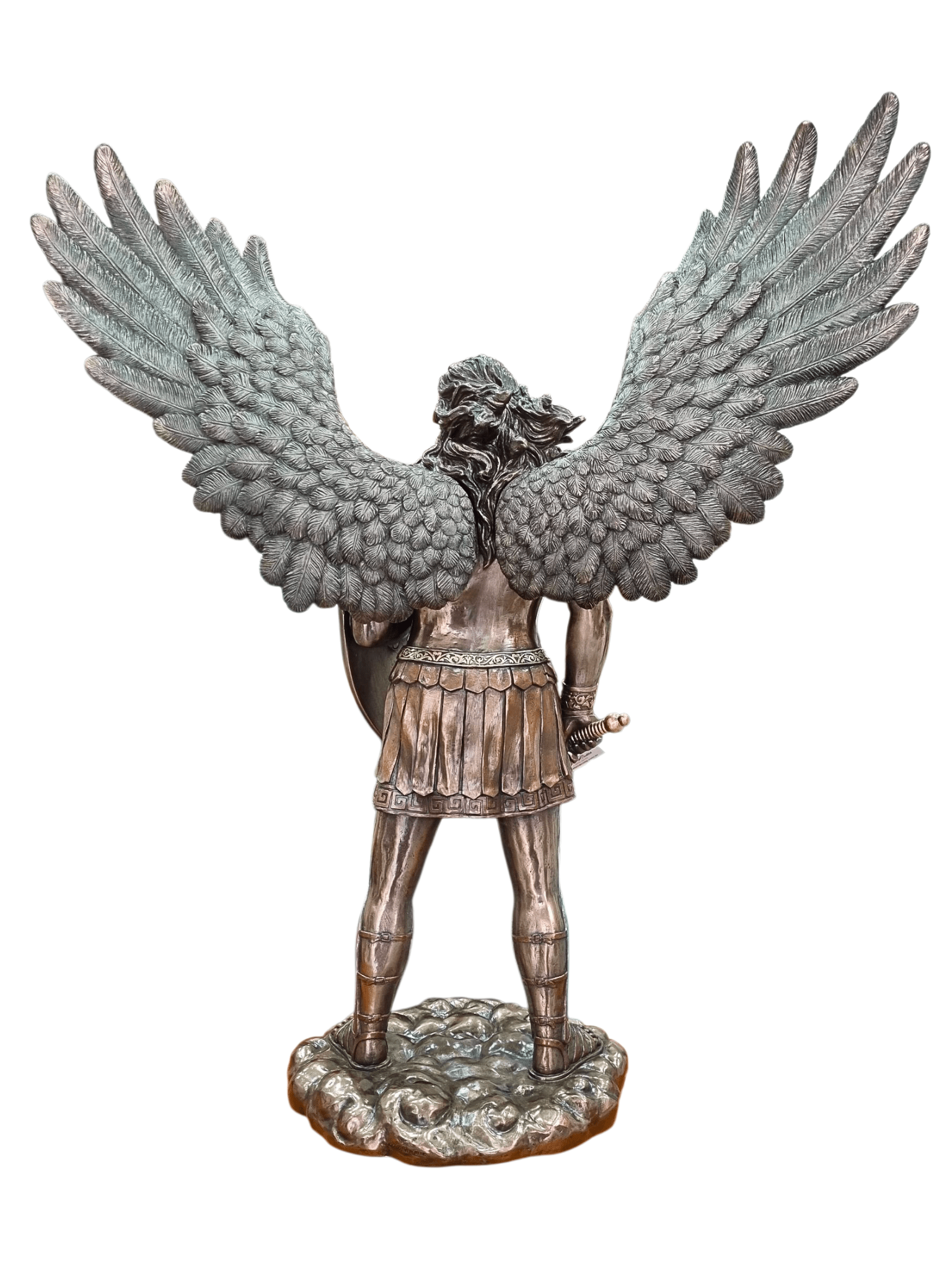 Imagem de São Miguel Arcanjo sem Demônio Acabamento em Bronze 72 cm-TerraCotta Arte Sacra