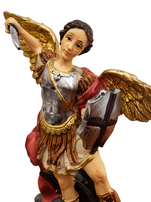 Imagem de São Miguel de Resina 13 cm-TerraCotta Arte Sacra