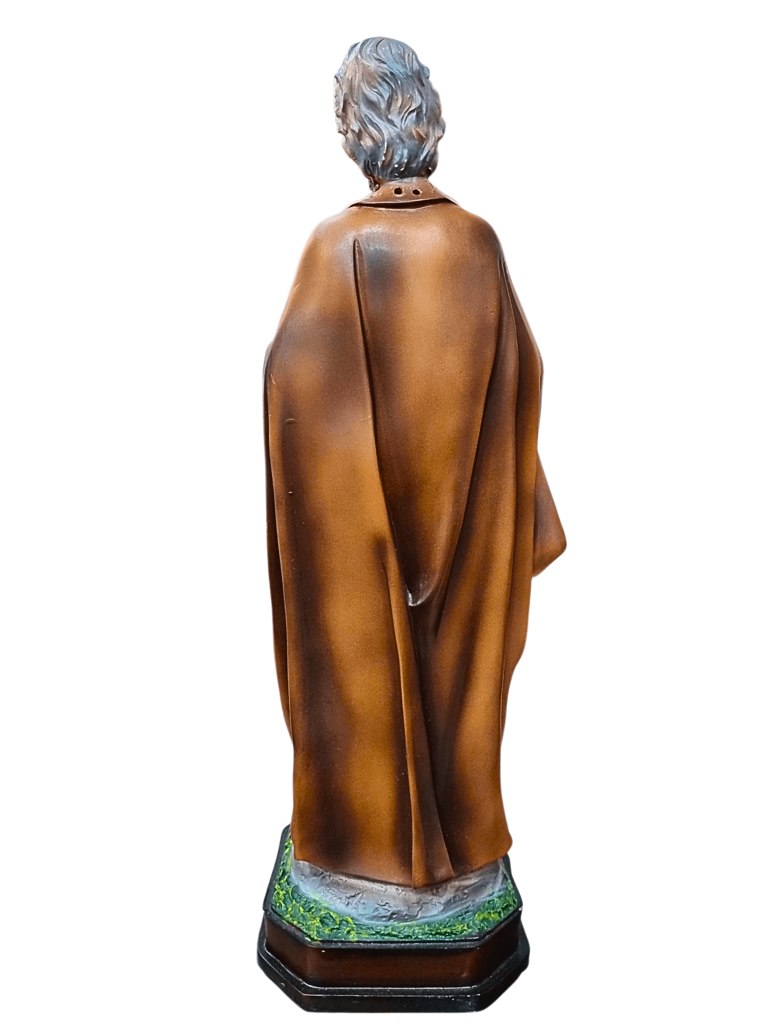 Imagem de São Pedro em Pó de Mármore Colorida 30 cm-TerraCotta Arte Sacra