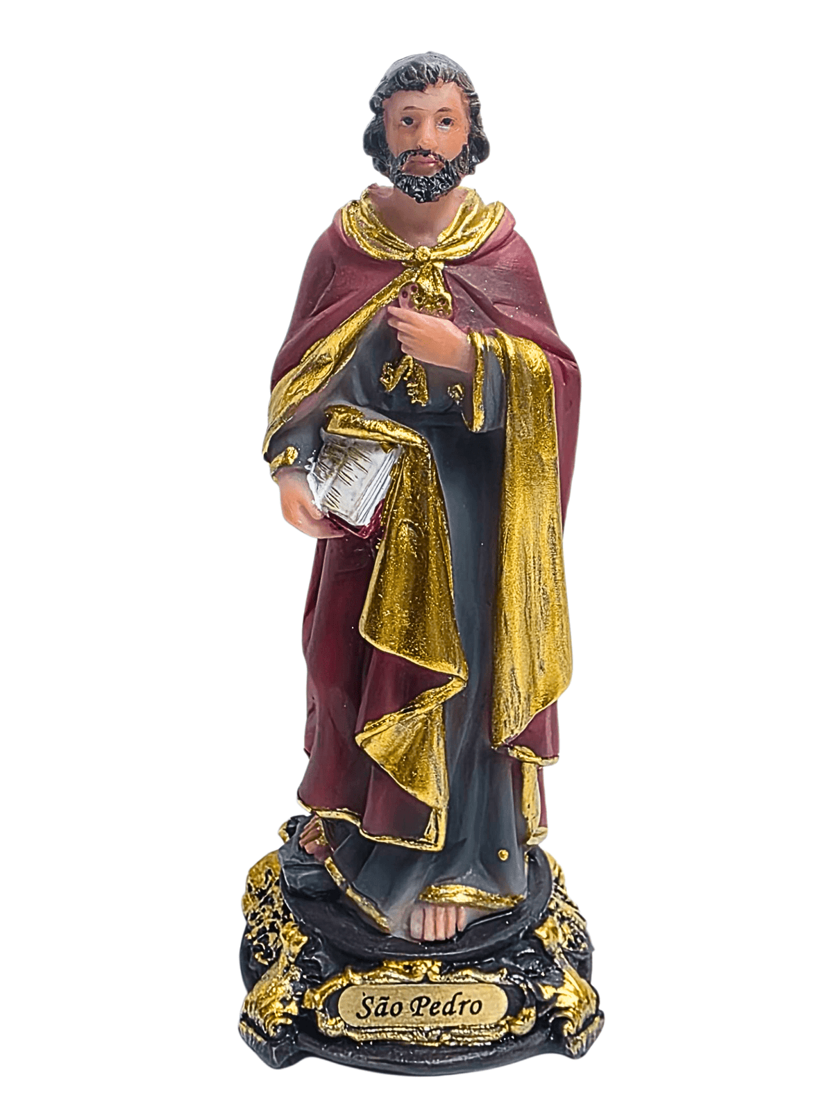 Imagem de São Pedro em Resina 12,5 cm-TerraCotta Arte Sacra