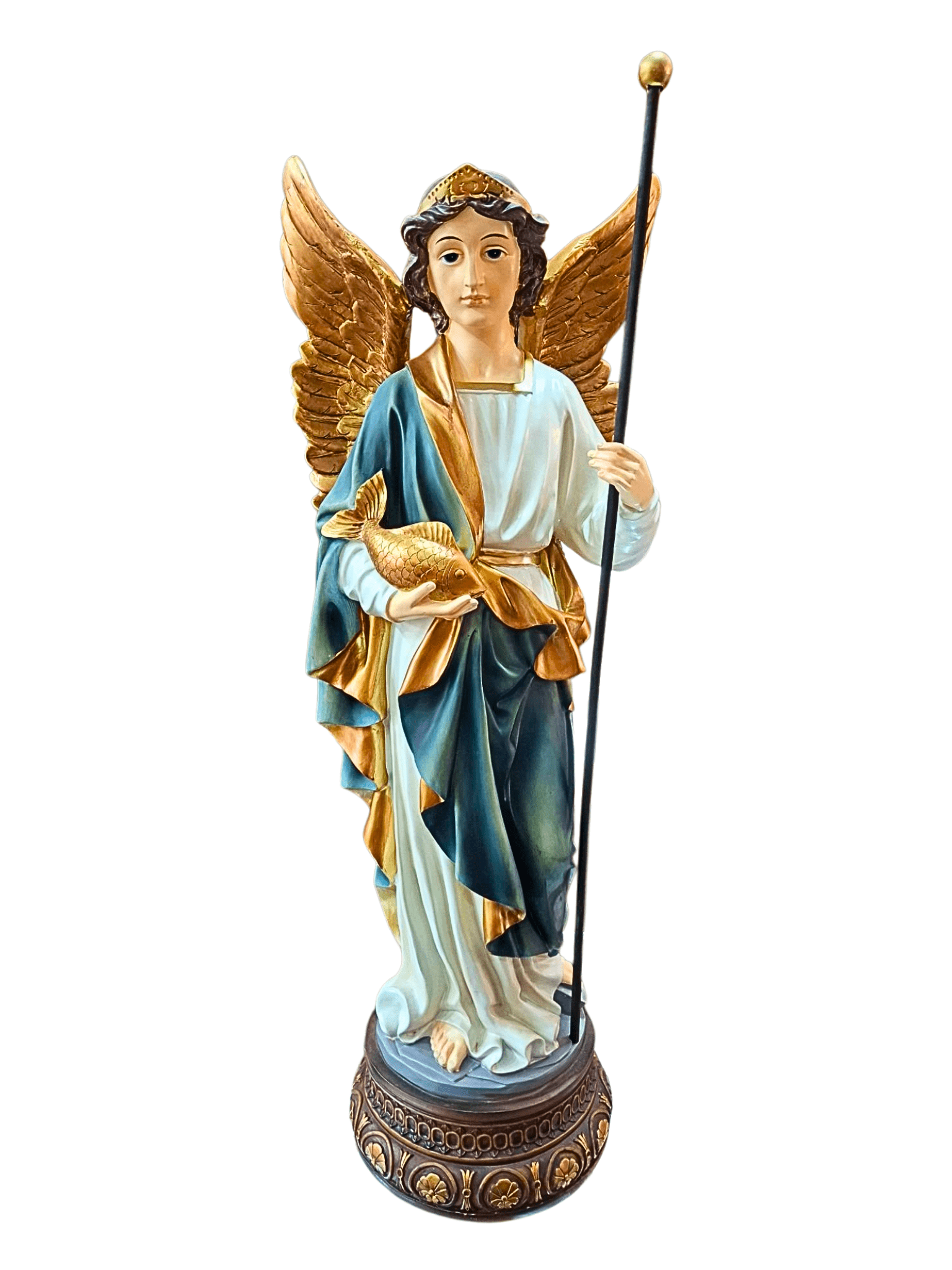 Imagem de São Rafael em Resina 60 cm-TerraCotta Arte Sacra