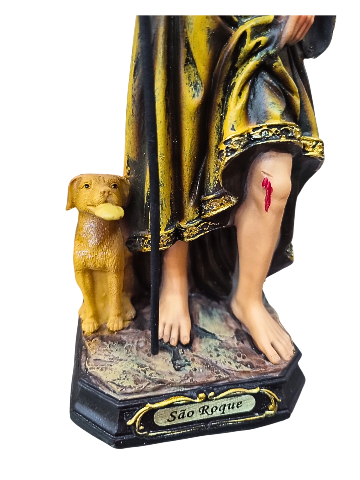 Imagem de São Roque em Resina 20 cm-TerraCotta Arte Sacra