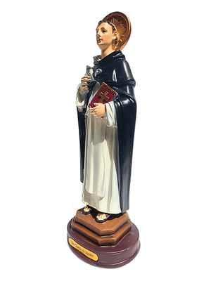 Imagem de São Tomás de Aquino em Resina 22,5 cm-TerraCotta Arte Sacra