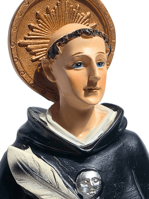 Imagem de São Tomás de Aquino em Resina 22,5 cm-TerraCotta Arte Sacra