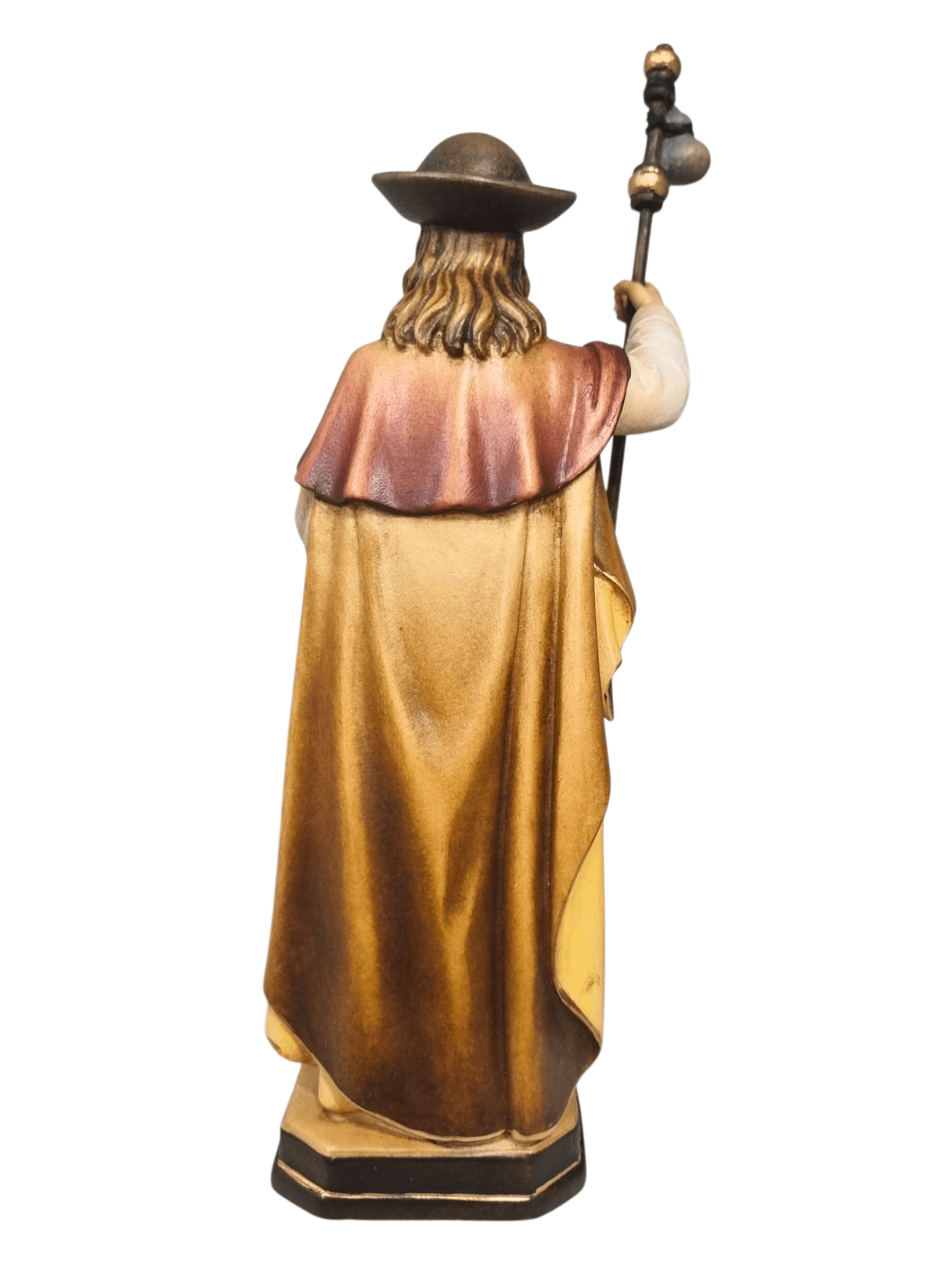 Imagem de Tiago de Madeira Italiana 20 cm Colorido-TerraCotta Arte Sacra