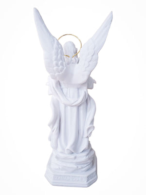 Imagem do Anjo da Guarda em Pó de Mármore 20 cm-TerraCotta Arte Sacra