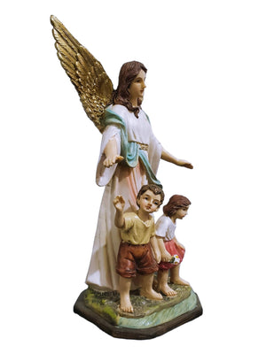 Imagem do Anjo da Guarda em Resina 20 cm-TerraCotta Arte Sacra