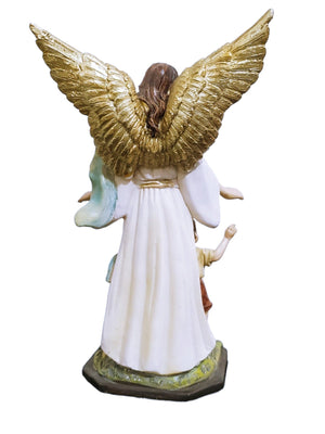 Imagem do Anjo da Guarda em Resina 20 cm-TerraCotta Arte Sacra