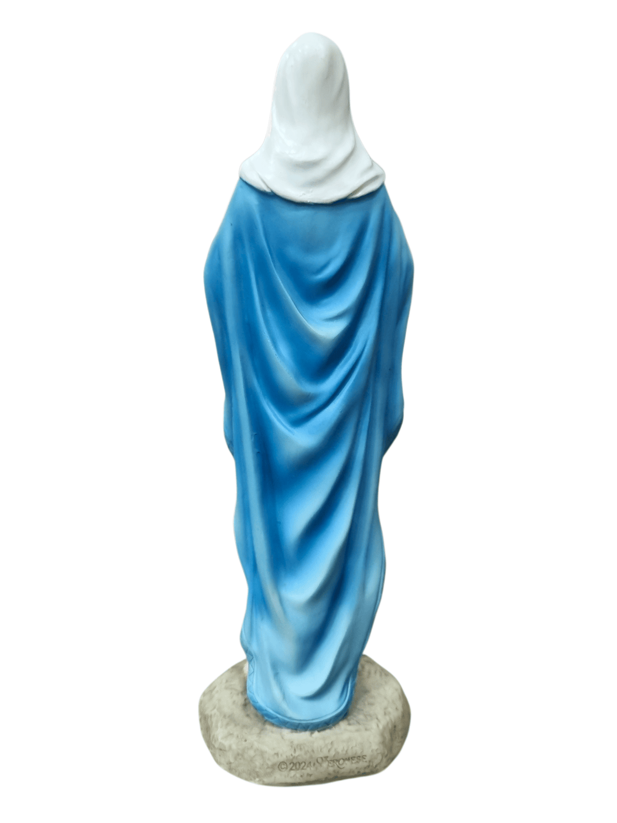 Imagem do Imaculado Coração de Maria em Resina Colorida 15,5 cm-TerraCotta Arte Sacra