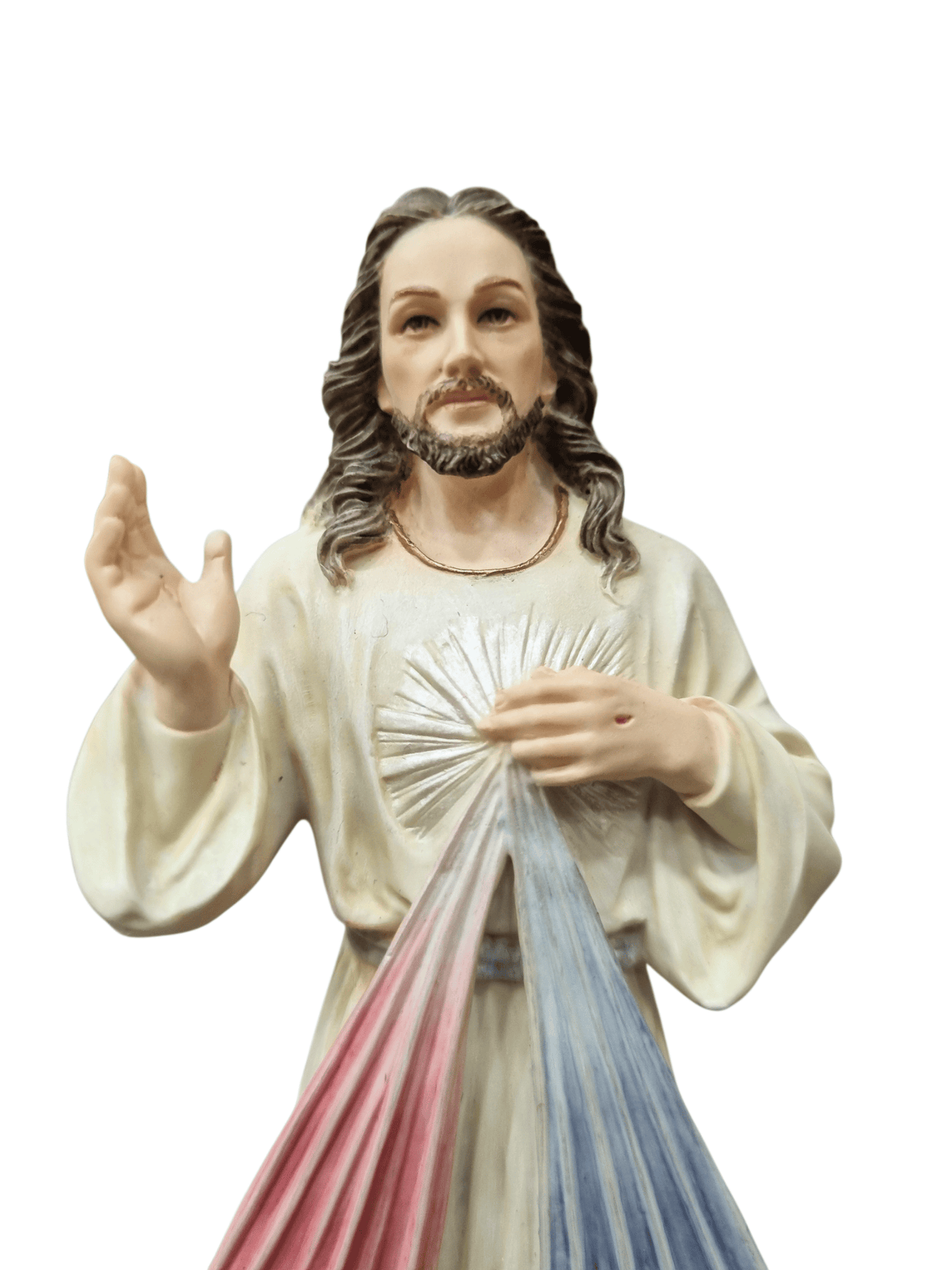 Imagem do Jesus Misericordioso em Resina Colorida 15 cm-TerraCotta Arte Sacra