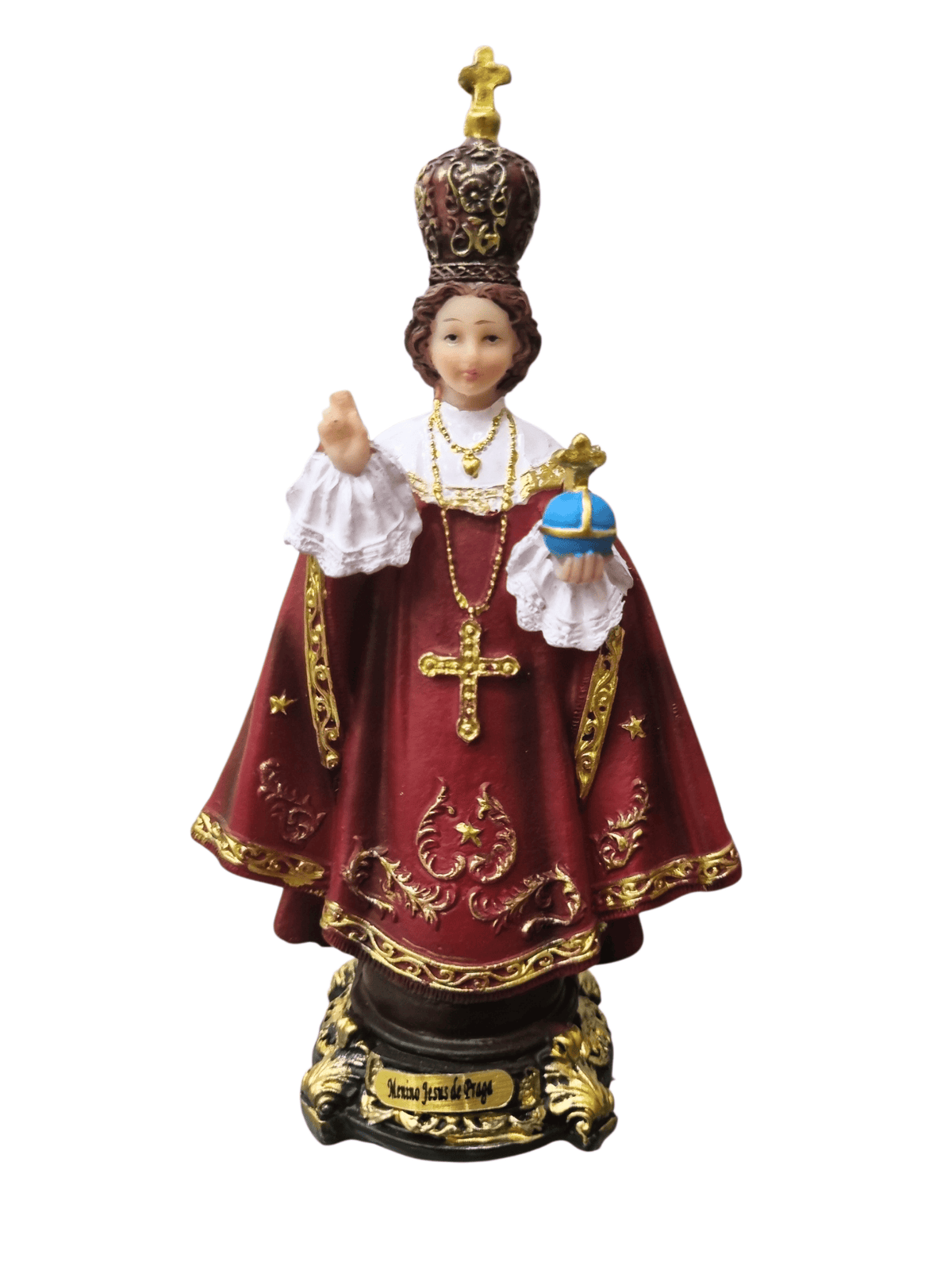 Imagem do Menino Jesus de Praga 12,5 cm-TerraCotta Arte Sacra