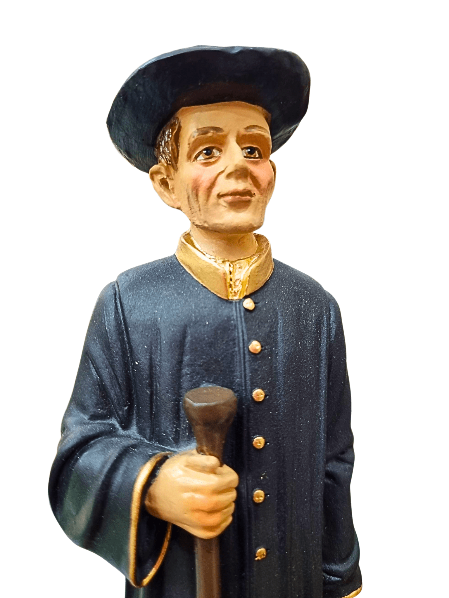 Imagem do Padre Cícero em Pó de Mármore Colorido 20 cm-TerraCotta Arte Sacra